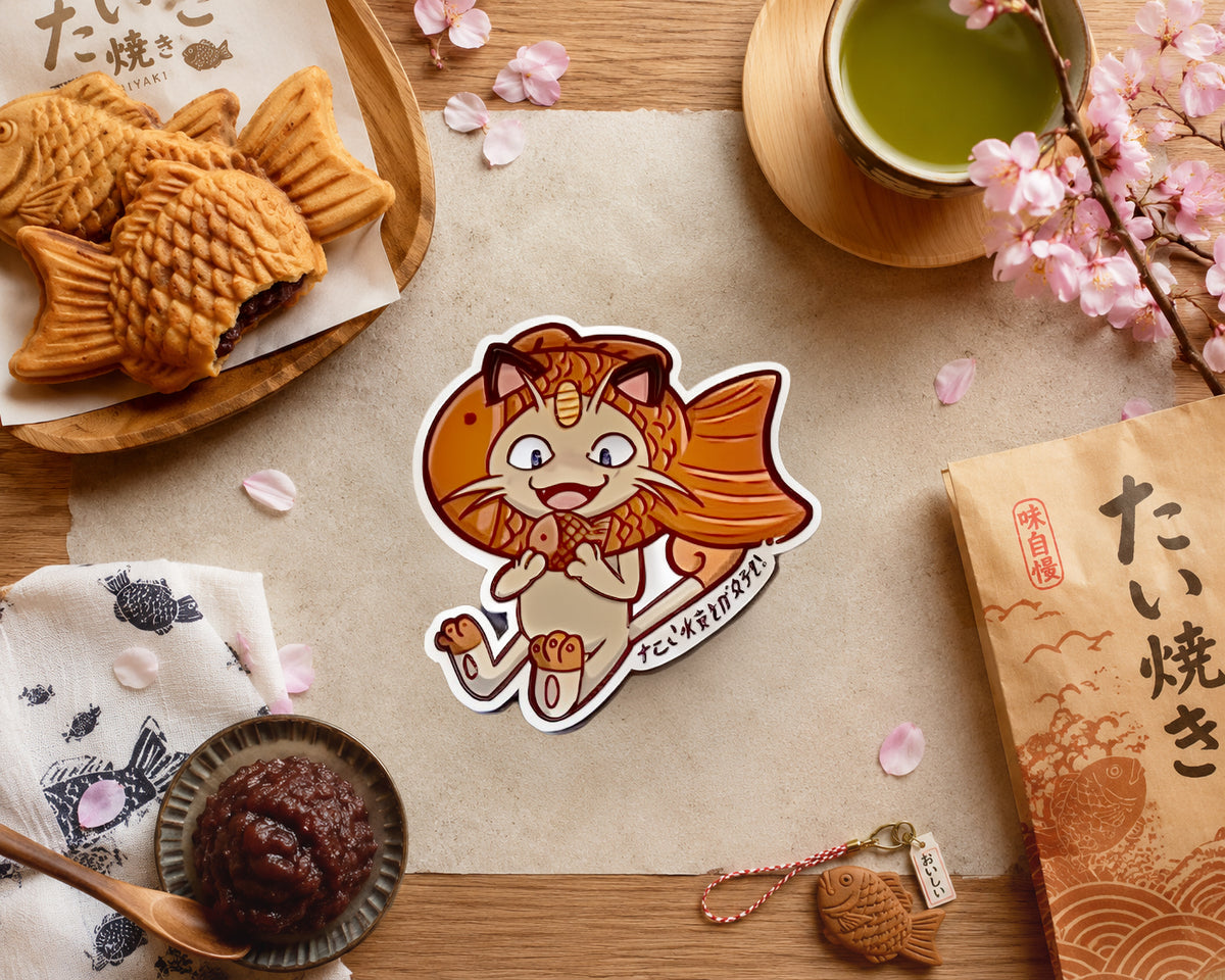 Taiyaki Cat Sticker