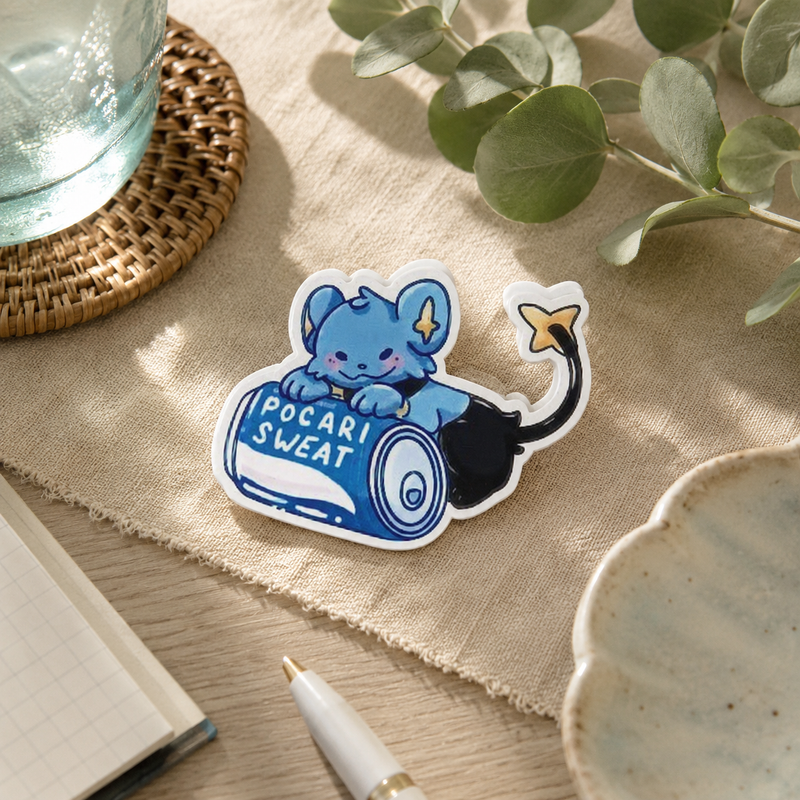 Thirsty Kitty Sticker