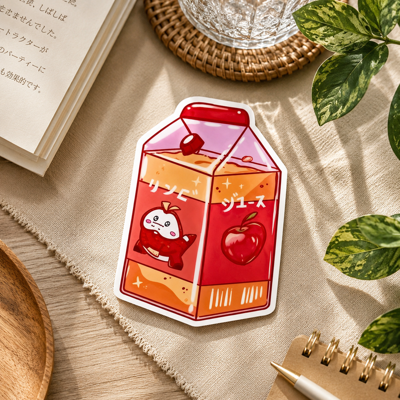 Spicy Apple Juice Sticker