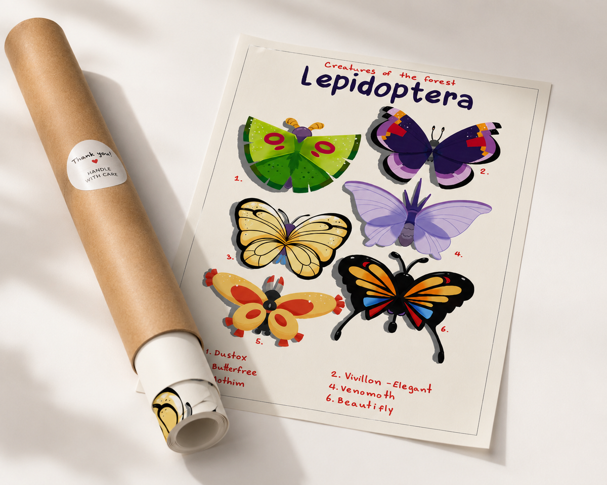 Lepidoptera Print (8x10)