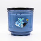 Thirsty Blue Kitty Candle